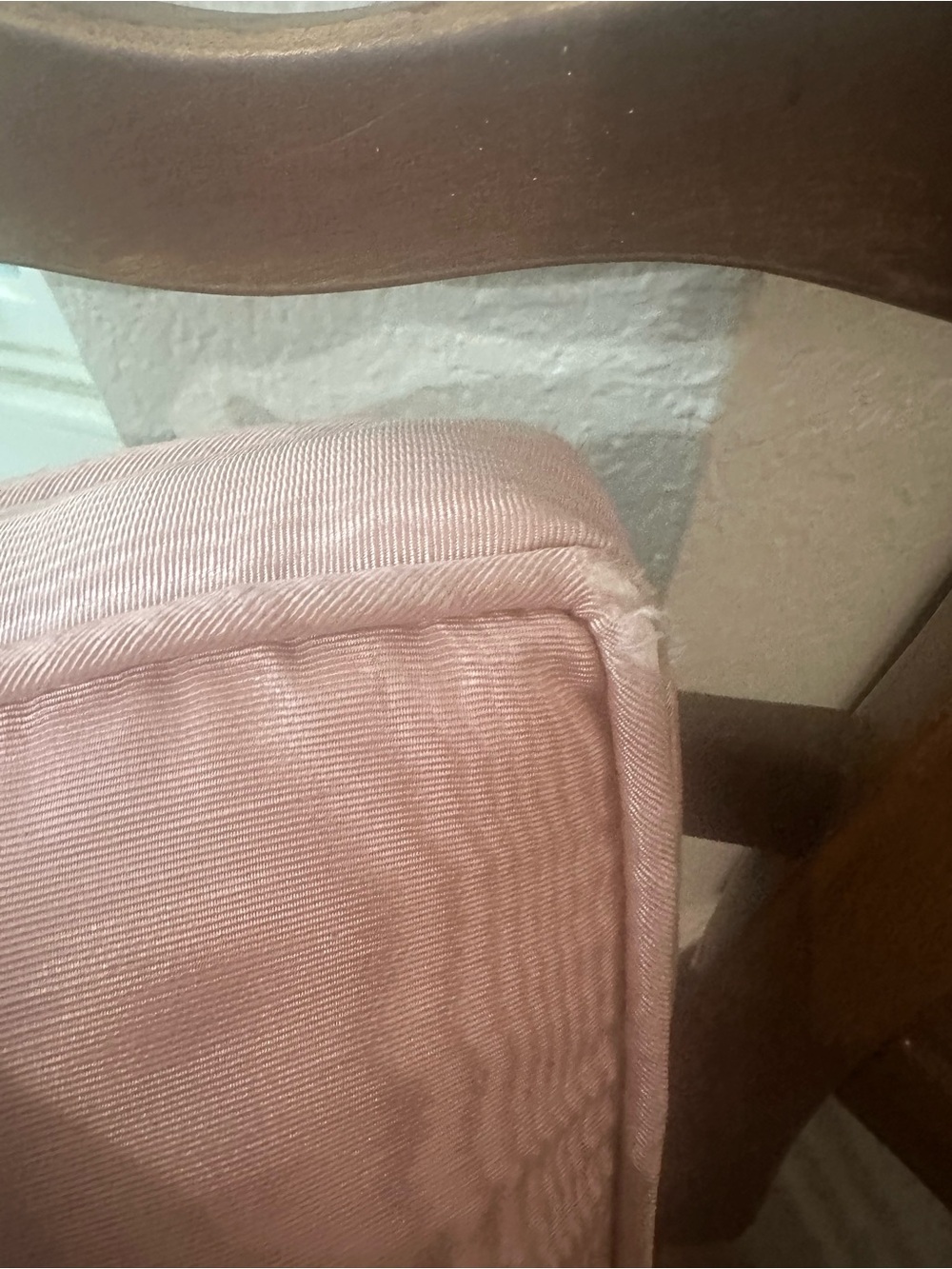 Needlepoint Seashell Pillow - Pastel Pink & Lavender - Picture 10 of 11